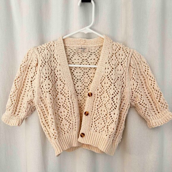 Audrey 3+1 Crochet Cardigan - Picture 1 of 4